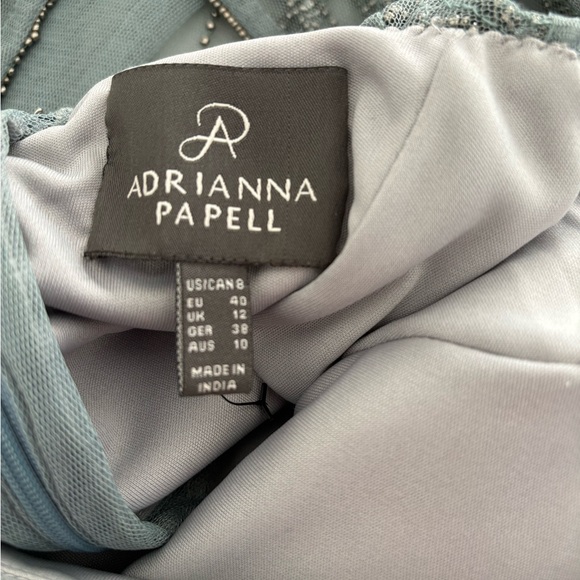 Adrianna Papell  glittering art deco mother of the bride evening dinner gown sz8 - Picture 16 of 16